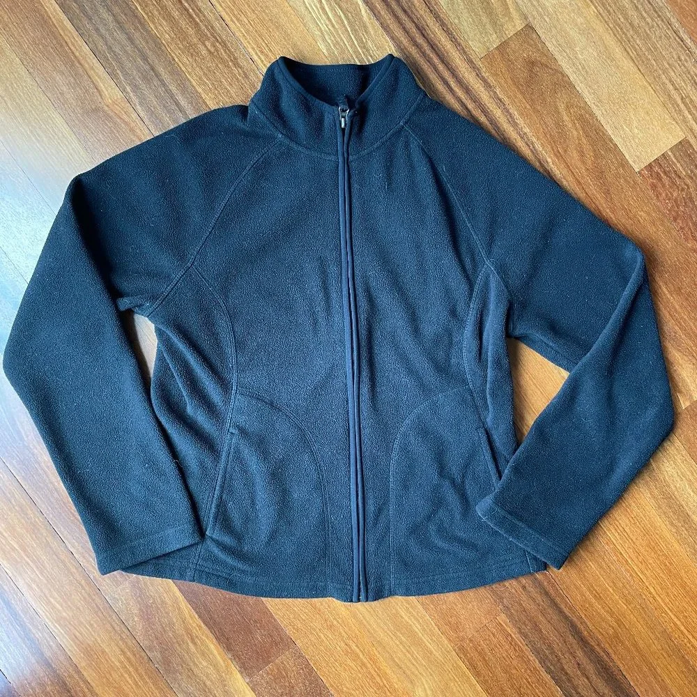 Merona Sz M Black Fleece Jacket